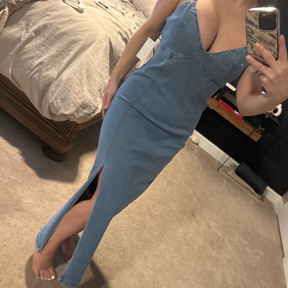 Habitual Denim Stretch Dress - NWT